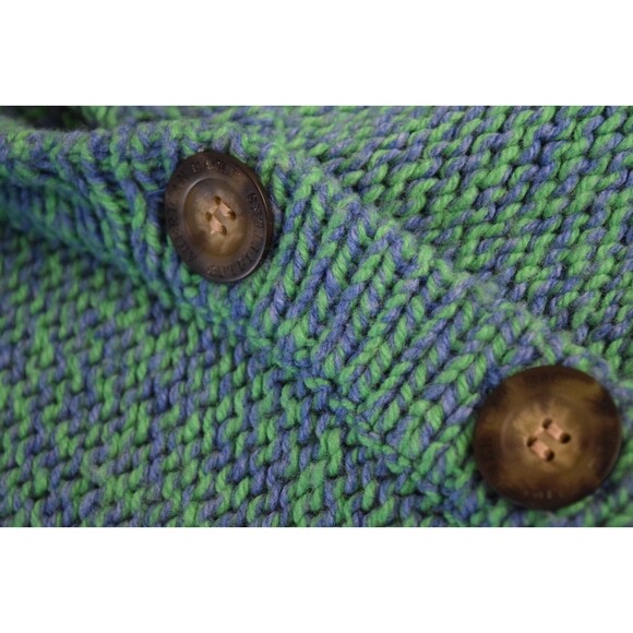 Y2K American Eagle '09 Academia Shawl Collar Cardigan Sz Small Wool/Cashmere EUC - Picture 3 of 6